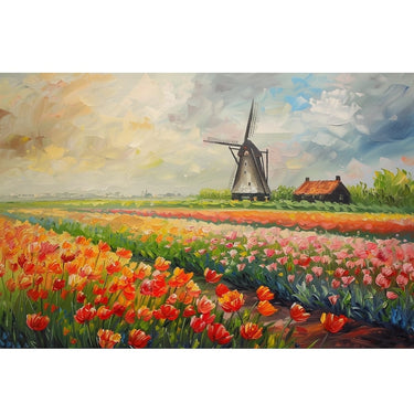 Field of Flowers Oil Canvas